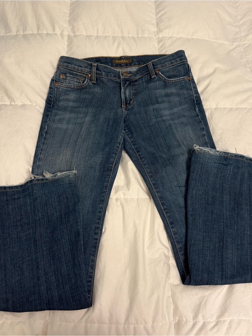 Vintage David Kahn Heidi Low Rise Flare Jeans